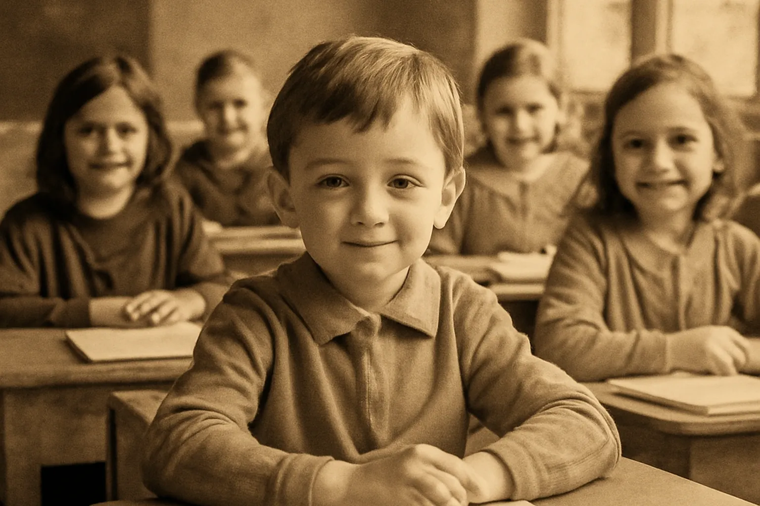 Famille russophone dans un appartement parisien lisant ensemble