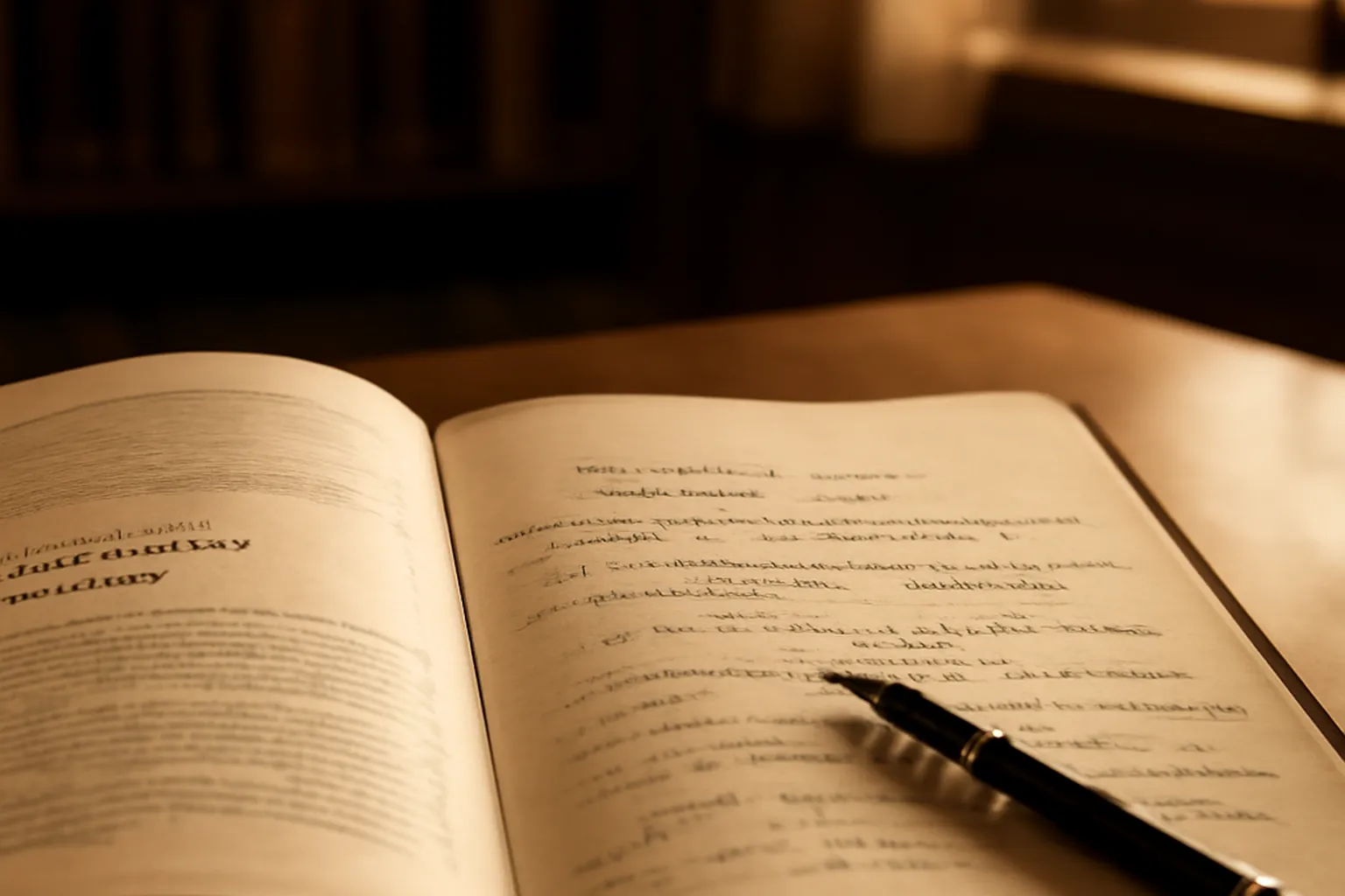 Cahier d'écolier ouvert avec lettres latines et cyrilliques