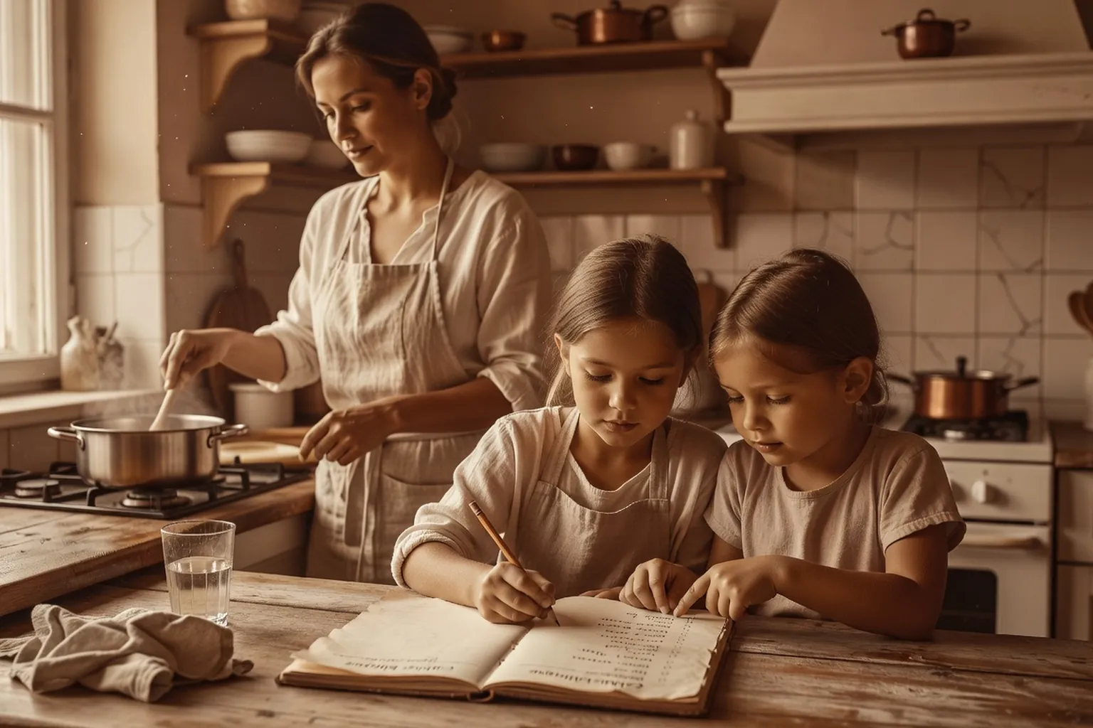 Cahier d'écriture cyrillique avec stylo et livres russes pour enfants